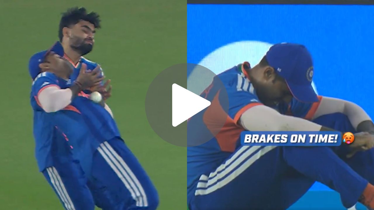 VIDEO - T20 विश्व कप में नीदरलैंड्स के ख़िलाफ़ मैच में गंभीर चोट से बाल-बाल बचे सूर्यकुमार यादव